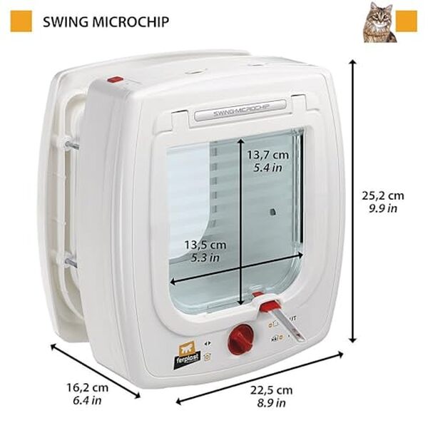 Découvrez notre avis sur la chatière électronique Ferplast Swing Microchip marron : polyvalence, sécurité et confort pour votre animal de compagnie.