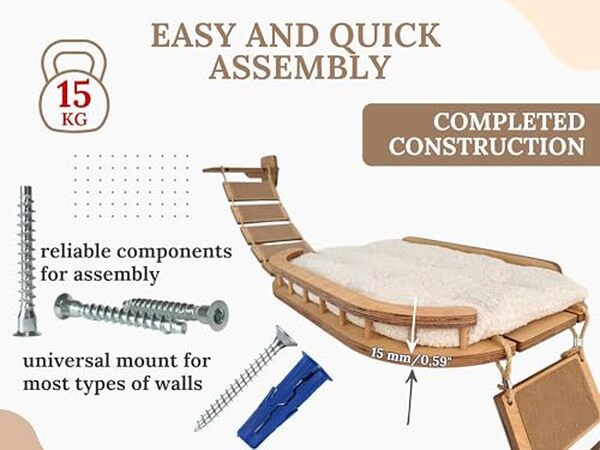 Découvrez le mur d'escalade XXL RshPets avec pont et hamac intégré. Test complet et avis sur ce mobilier chat premium pour divertir votre félin. 