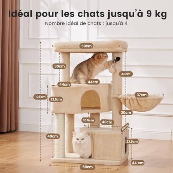 Découvrez notre test détaillé de l'arbre à chat Gardner Pet XXL. Griffoir 4 niveaux, qualité, confort : tous les avis pour bien choisir votre arbre à chat. 