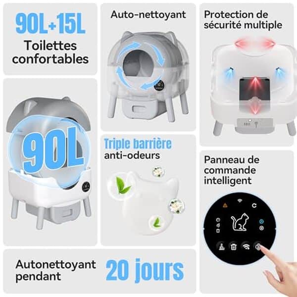 Découvrez notre test détaillé de la litière autonettoyante TriumphKey XXL : performances, avantages et verdict pour votre chat. 