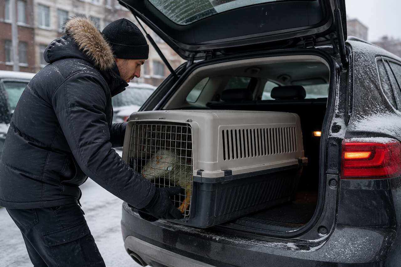 Comment transporter un animal exotique en hiver ?