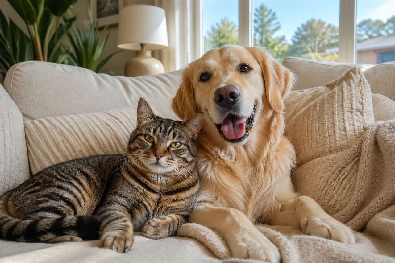 Les animaux de compagnie : bonheur à domicile