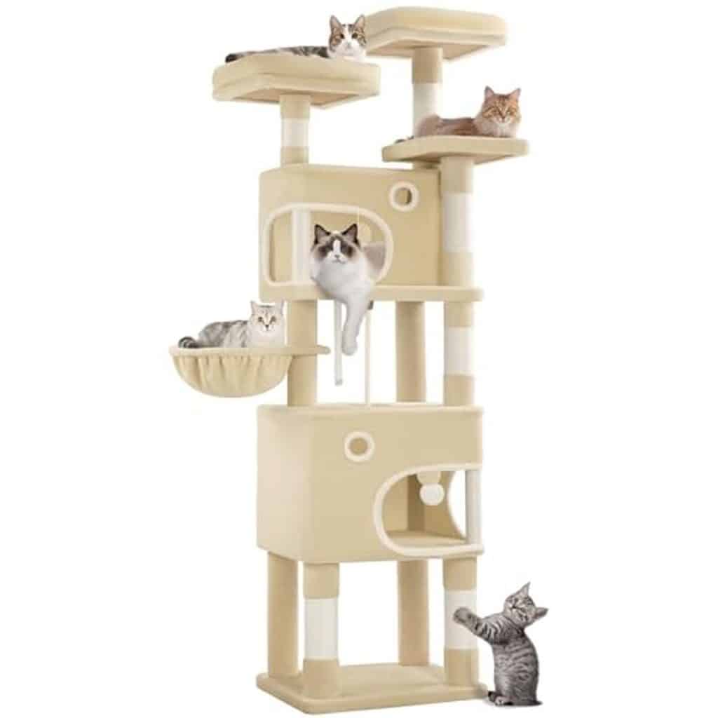 Avis : arbre à chat 180 cm Hzuaneri MS18018YL beige