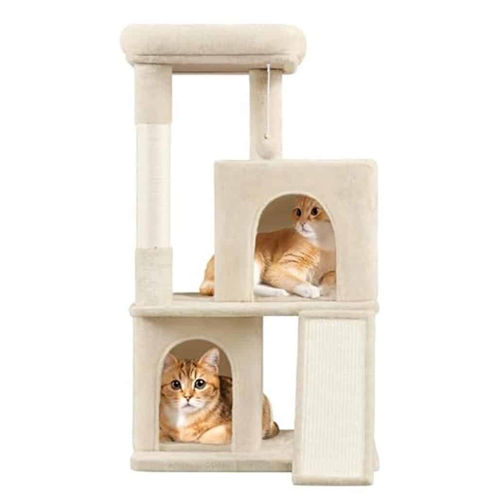 Test : arbre à chat Abician, idéal pour coin de mur 106 cm