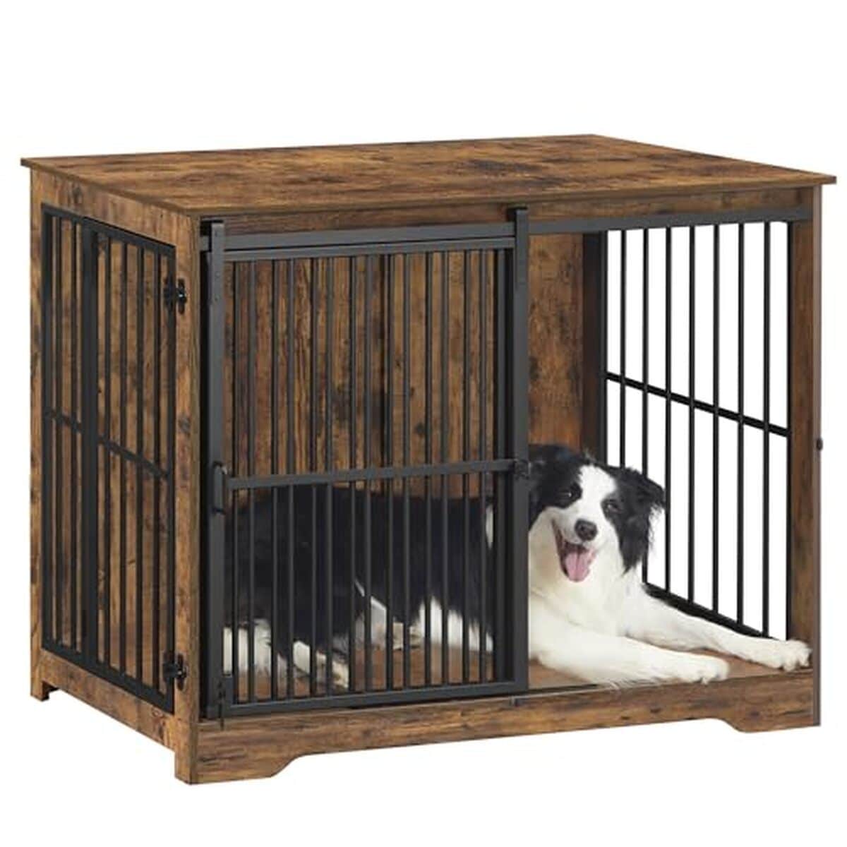 Test : cage pour chiens Hzuaneri DFC84401B 110 cm, la niche moderne 2 portes