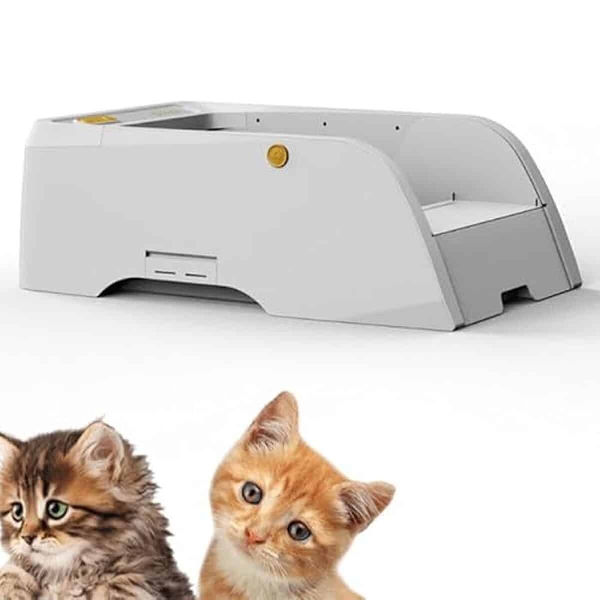 Test du bac à litière autonettoyant Ouvert : un robot intelligent pour chat