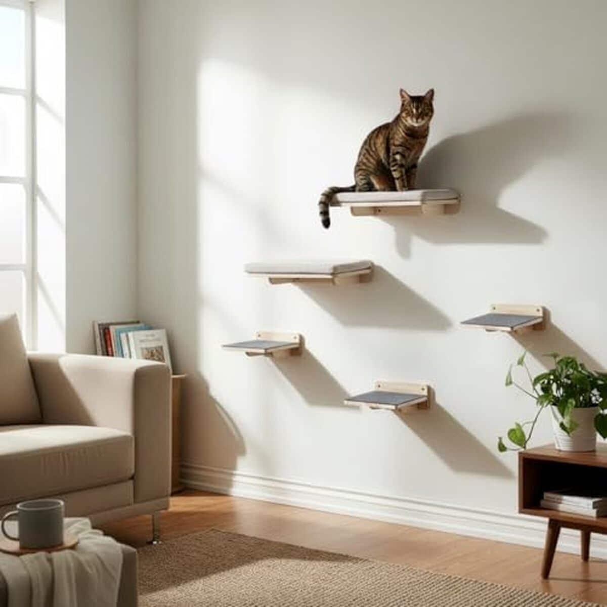 Test du mur d'escalade WOOWOOD pour chat