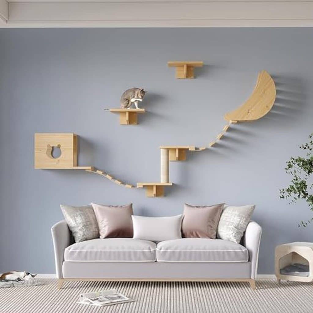 Test : étagère murale pour chat Opetdo - meubles d'escalade et perchoirs intérieurs