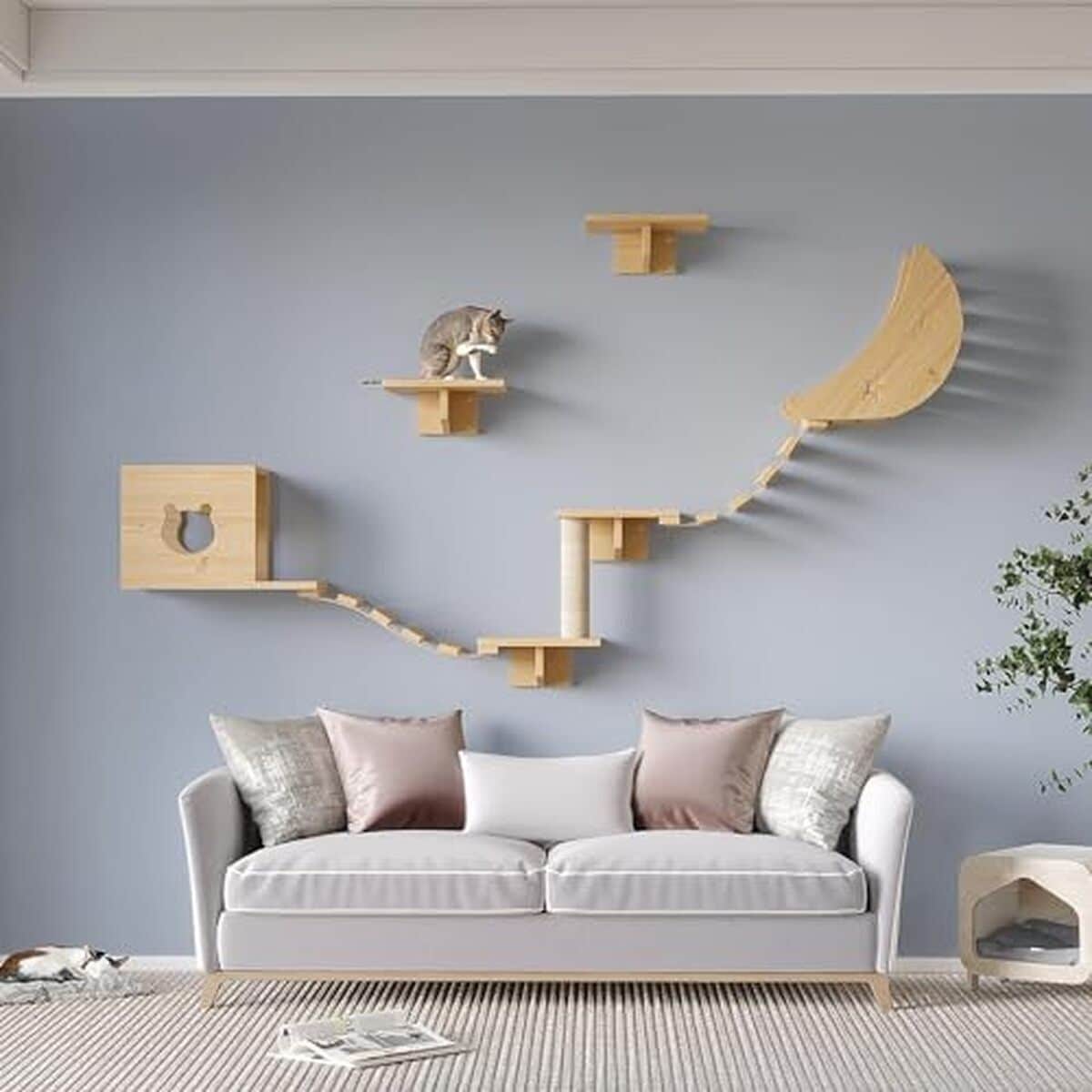 Test : étagère murale pour chat Opetdo - meubles d'escalade et perchoirs intérieurs