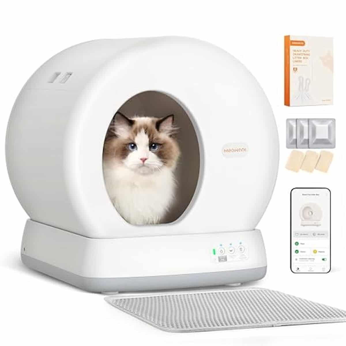 Test : litière autonettoyante MeoWant pour plusieurs chats