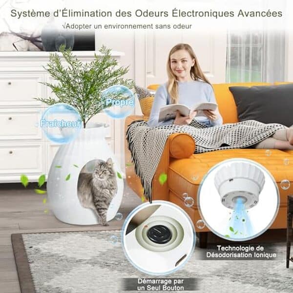 Découvrez notre test complet du bac à litière intelligent Gymax avec désodorisation efficace. Avis, caractéristiques et performance pour chats. 