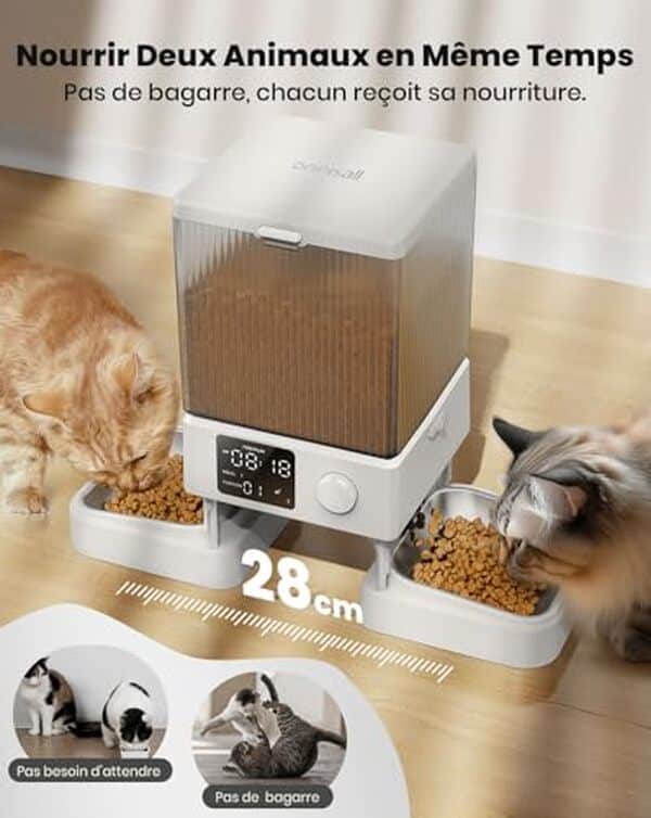 Découvrez notre test complet du distributeur de croquettes automatique Oneisall 5L : facilité d'utilisation, efficacité et avis détaillé pour nourrir votre animal en toute sérénité.