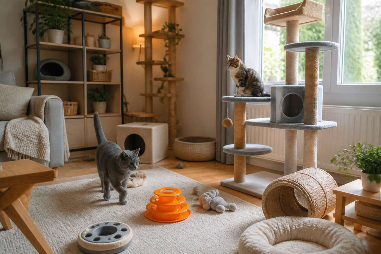 Optimiser l'espace de jeu pour stimuler votre chat Optimiser l'espace de jeu pour stimuler votre chat