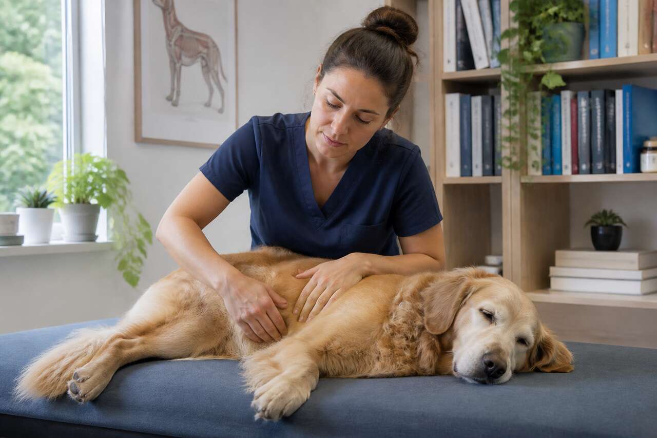 Déroulement d'une séance d'ostéopathie animale Déroulement d'une séance d'ostéopathie animale