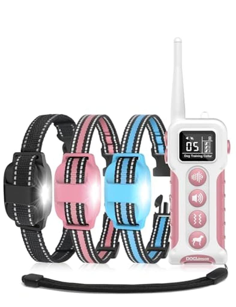 Test : collier de dressage DogLinsen, 1000m de portée et 4 modes