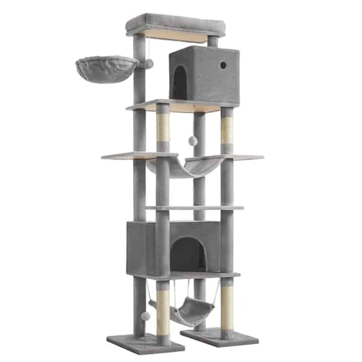 Test de l'arbre à chat Feandrea 201 cm : xXL et multi-niveaux