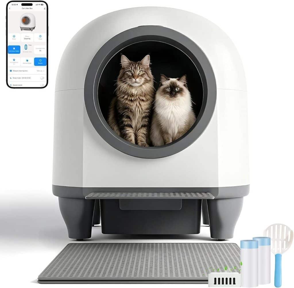 Test Devoko : litière chat autonettoyante grande capacité 90L