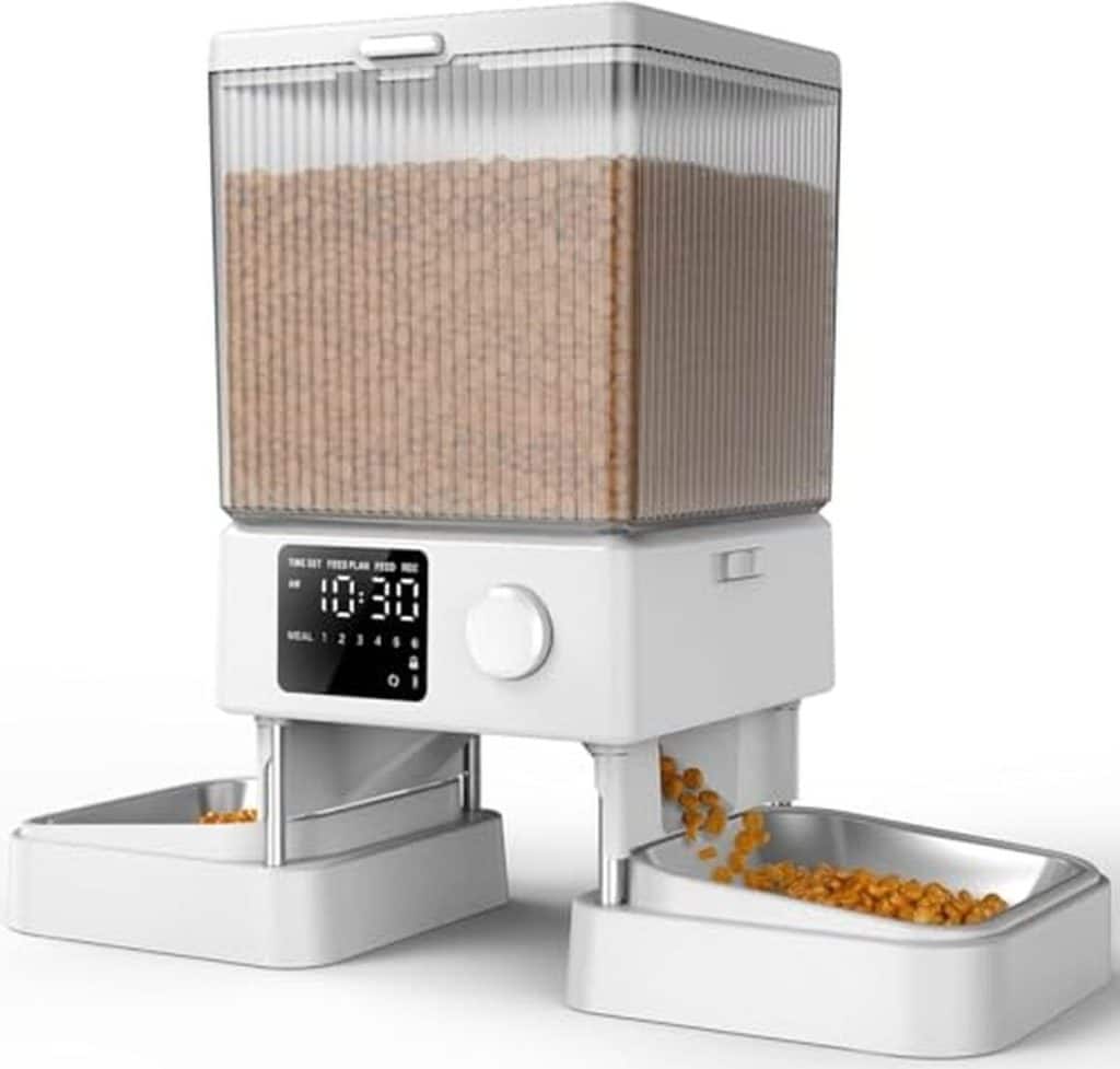 Test du distributeur de croquettes automatique Oneisall 5L : facilité et efficacité