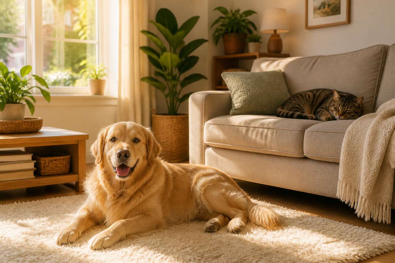 Les animaux de compagnie : bonheur à domicile