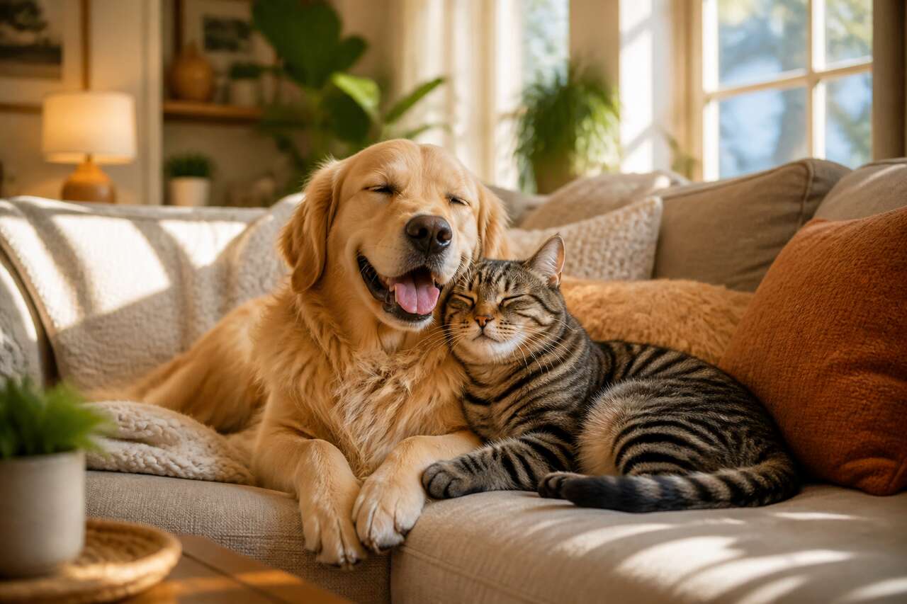 L'amour inconditionnel des animaux domestiques