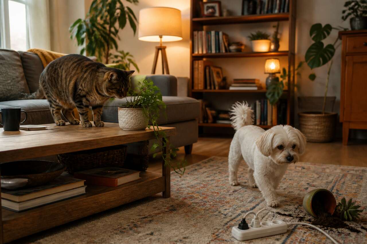 Les dangers cachés de la maison : protéger nos animaux