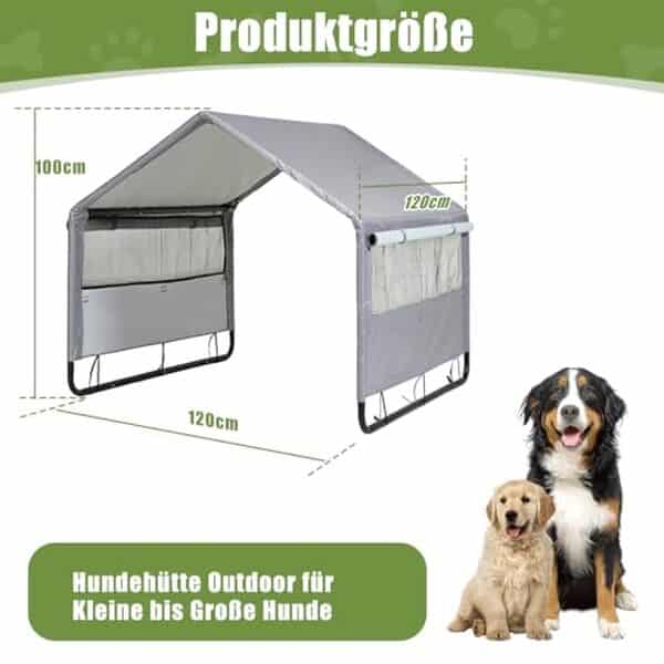 Découvrez notre test détaillé de la niche d'extérieur étanche 120x120 pour chiens et animaux : qualité, durabilité et protection garanties.