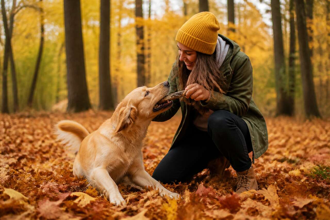 Activités à faire avec son chien cet automne