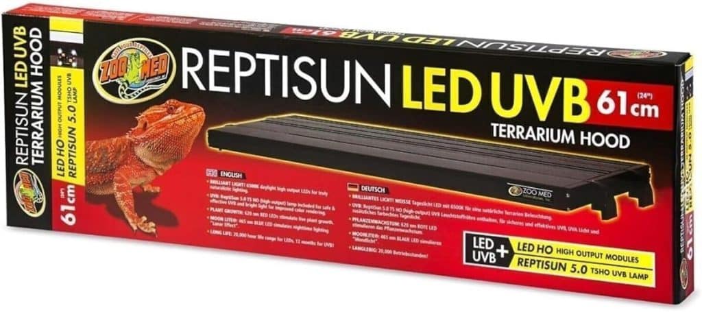 Test Zoo Med Reptisun T8 : terrarium 61 cm